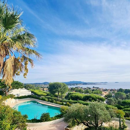 Magnifique Appartement Vue Mer - Grande Terrasse Et Piscine Bandol Luaran gambar